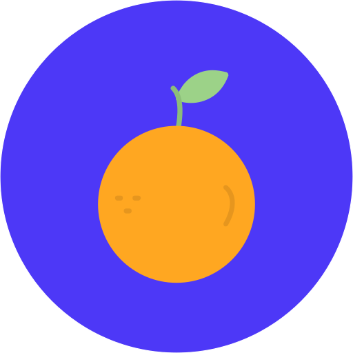 naranja icono gratis