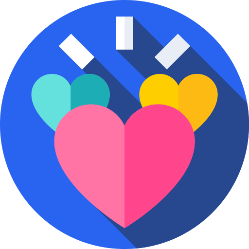 corazones icono gratis