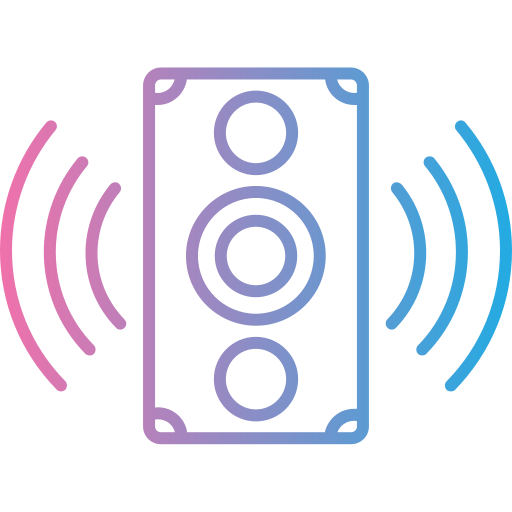 altavoz de sonido icono gratis