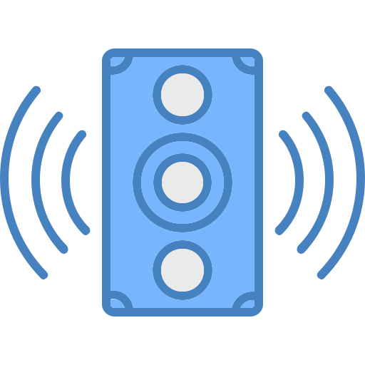 altavoz de sonido icono gratis