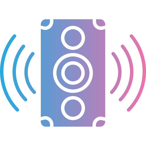 altavoz de sonido icono gratis