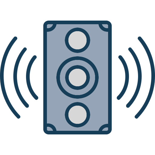 altavoz de sonido icono gratis