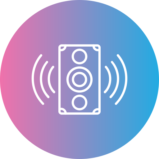 altavoz de sonido icono gratis