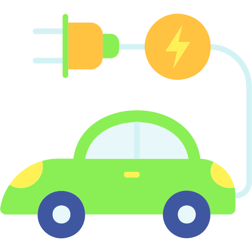 coche eléctrico icono gratis