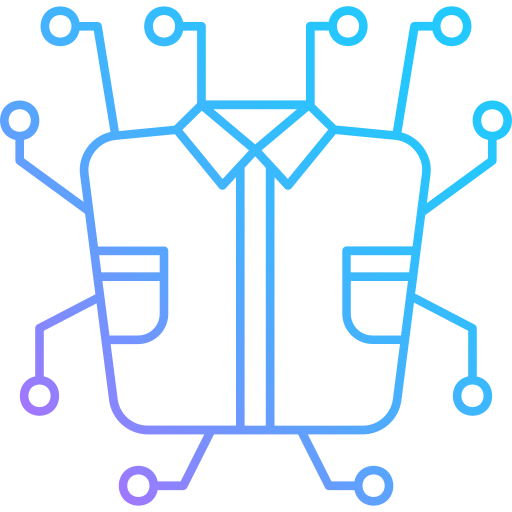 ropa inteligente icono gratis