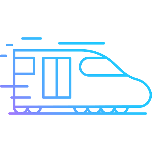 High speed train free icon High speed train free icon