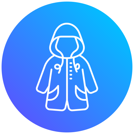 impermeable icono gratis