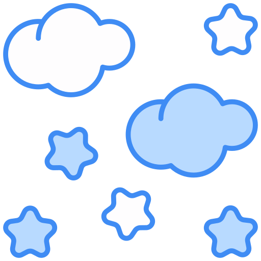 cielo estrellado icono gratis