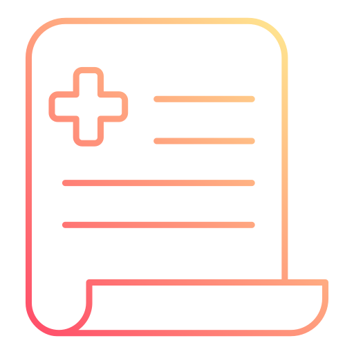 informe médico icono gratis