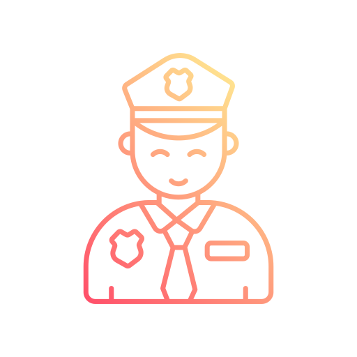 oficial de policía icono gratis