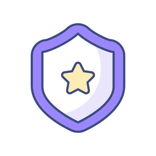 escudo policial icono gratis