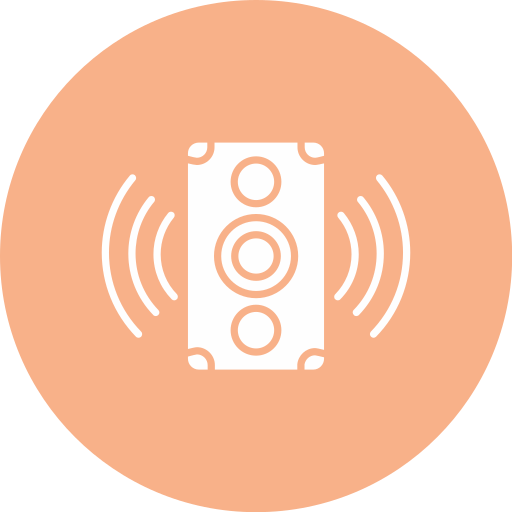 altavoz de sonido icono gratis