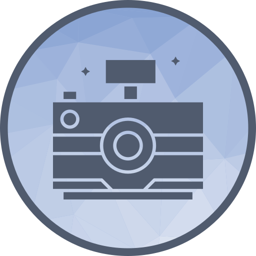 cámara de fotos icono gratis