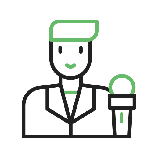 reportero icono gratis