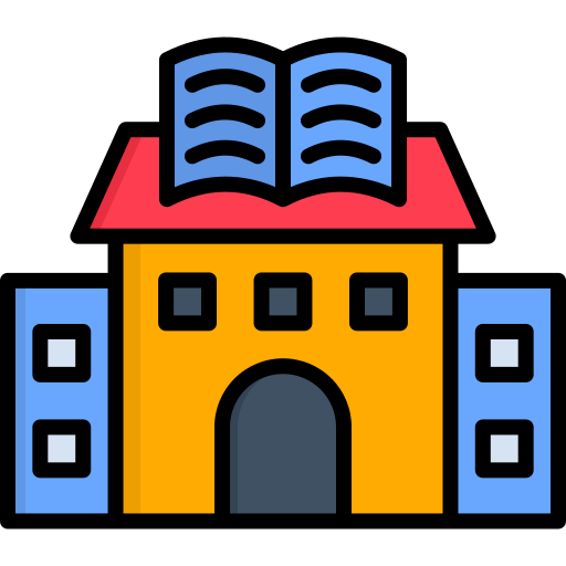 biblioteca pública icono gratis