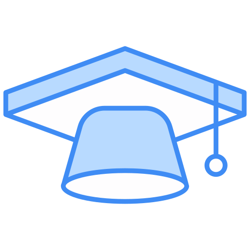 gorro de graduación icono gratis