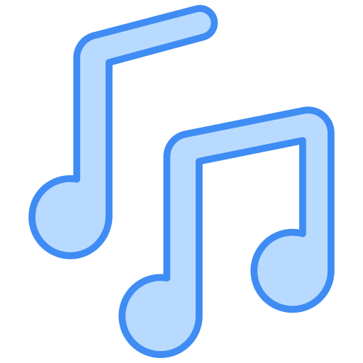 notas musicales icono gratis