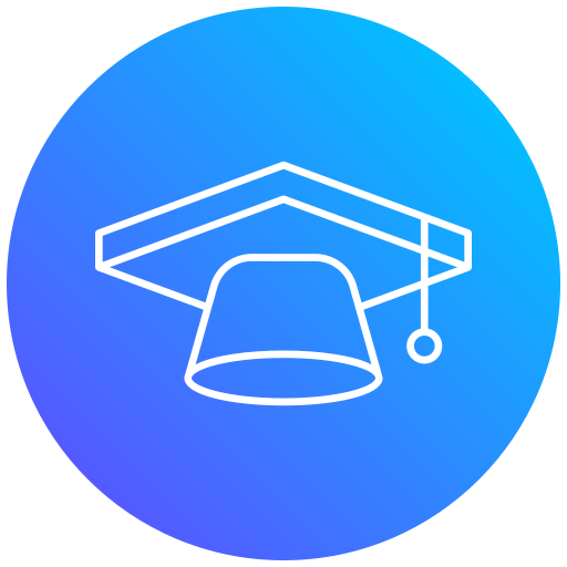 gorro de graduación icono gratis