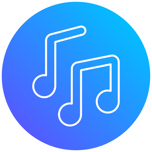 notas musicales icono gratis