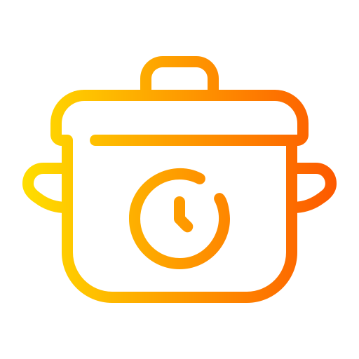 tiempo de cocción icono gratis