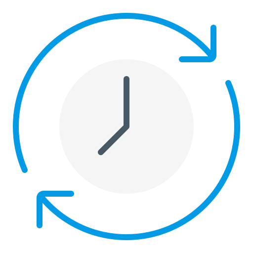horario flexible icono gratis