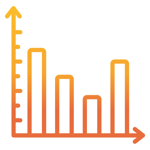 gráfico de barras icono gratis