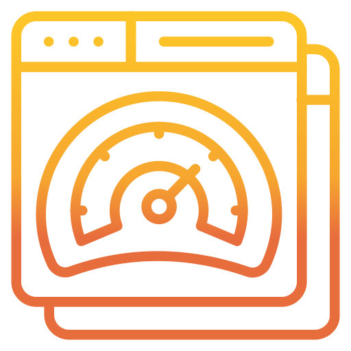 velocidad de la página icono gratis