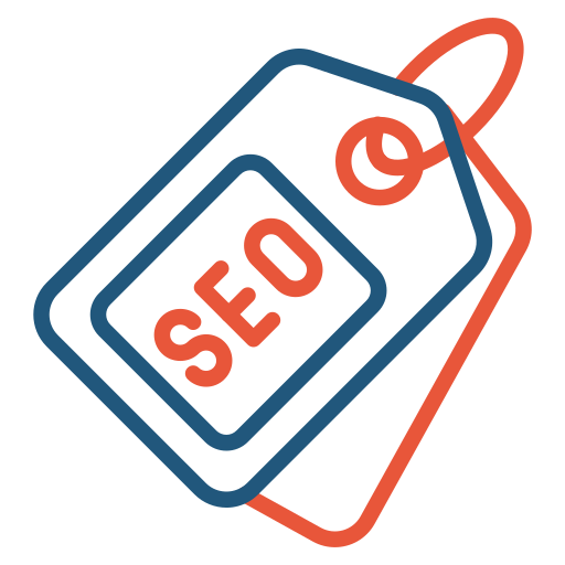 etiqueta seo icono gratis