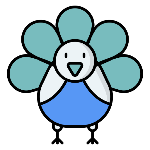 pavo icono gratis