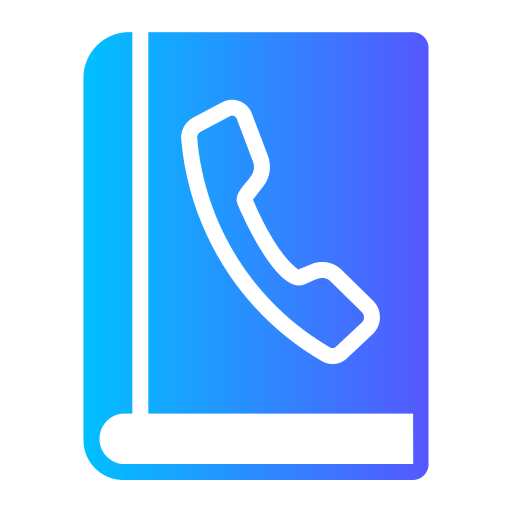 guía telefónica icono gratis