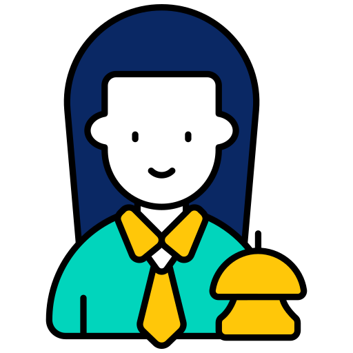 recepcionista icono gratis