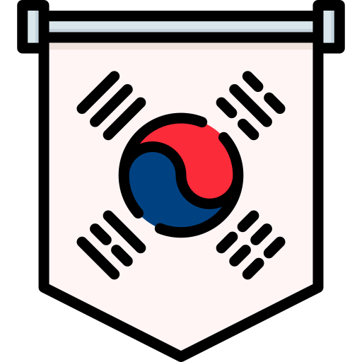 Corea del Sur icono gratis