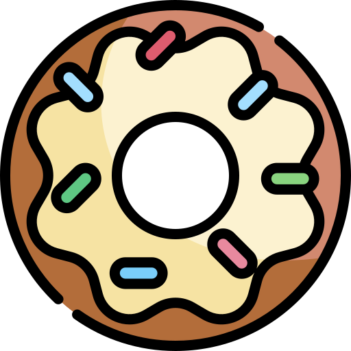 Rosquilla icono gratis