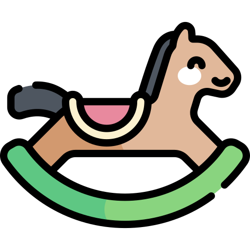 Caballito de madera icono gratis