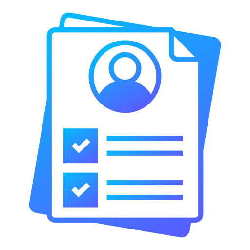 icono de currículum icono gratis