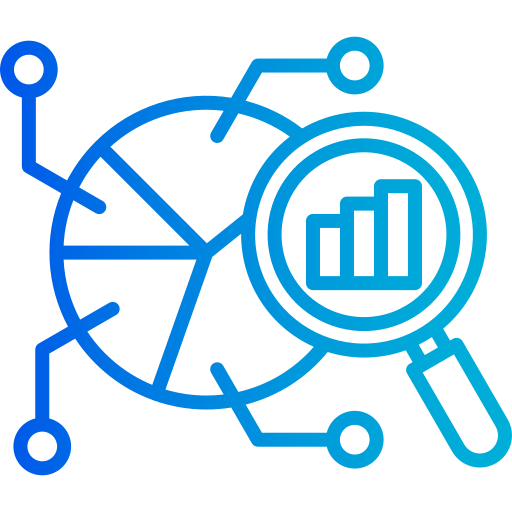 análisis estadístico icono gratis