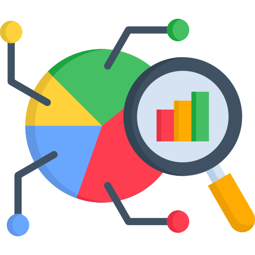 análisis estadístico icono gratis