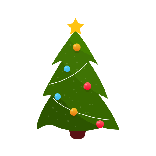 árbol de navidad icono gratis