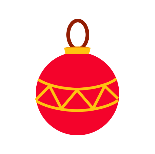 bola de navidad icono gratis