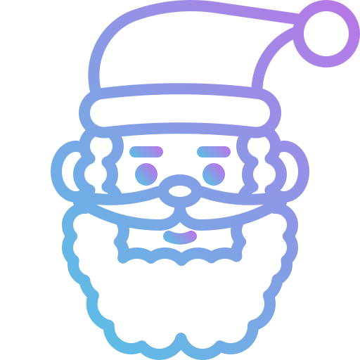 papá noel icono gratis