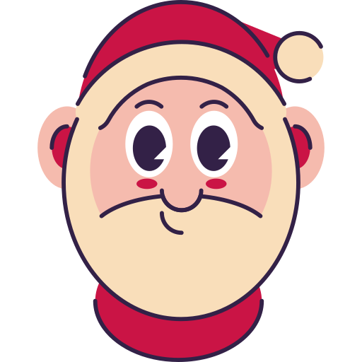 papá noel icono gratis