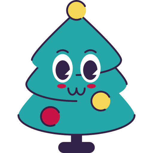 árbol de navidad icono gratis