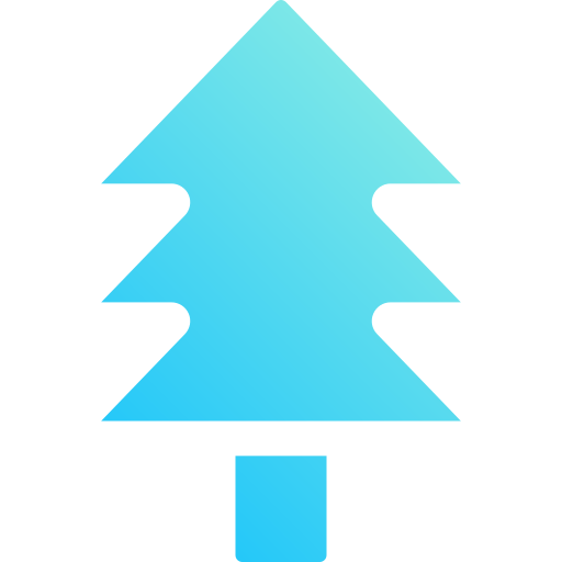 árbol de navidad icono gratis