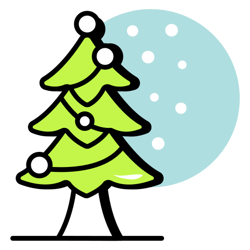 arboles de navidad icono gratis