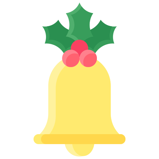 campana de navidad icono gratis