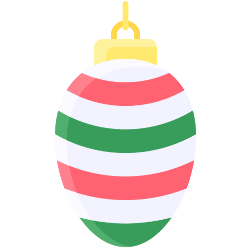 bola de navidad icono gratis