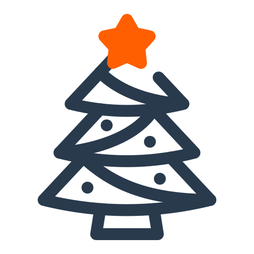 árbol de navidad icono gratis