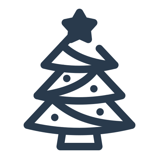 árbol de navidad icono gratis