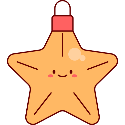 estrella de navidad icono gratis