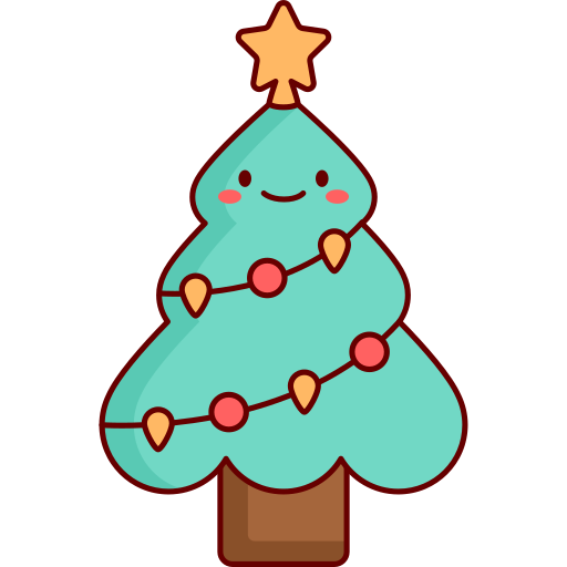 árbol de navidad icono gratis